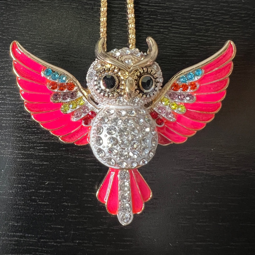 🦉NWT! Neon Pink Owl - Picture 9 of 10